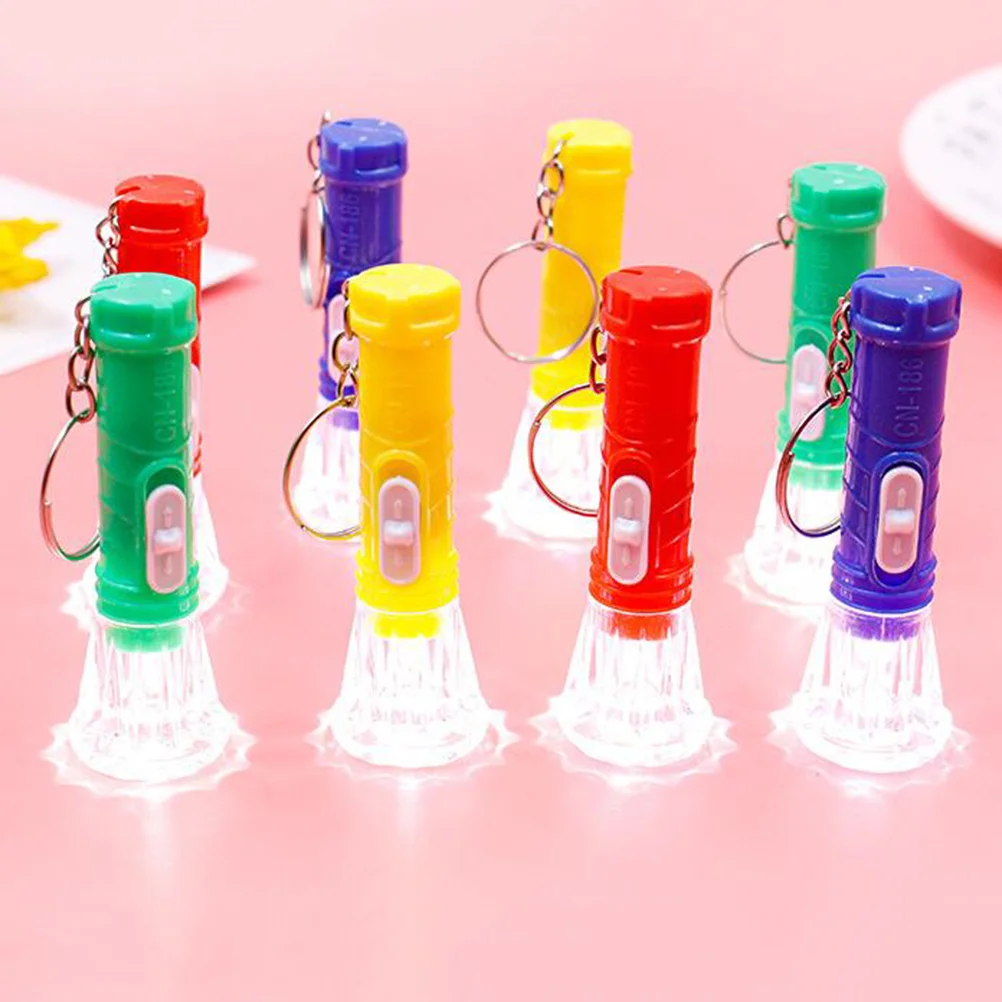 40 Uds llavero portátil antorcha Mini llaveros mochilero linterna llavero LED