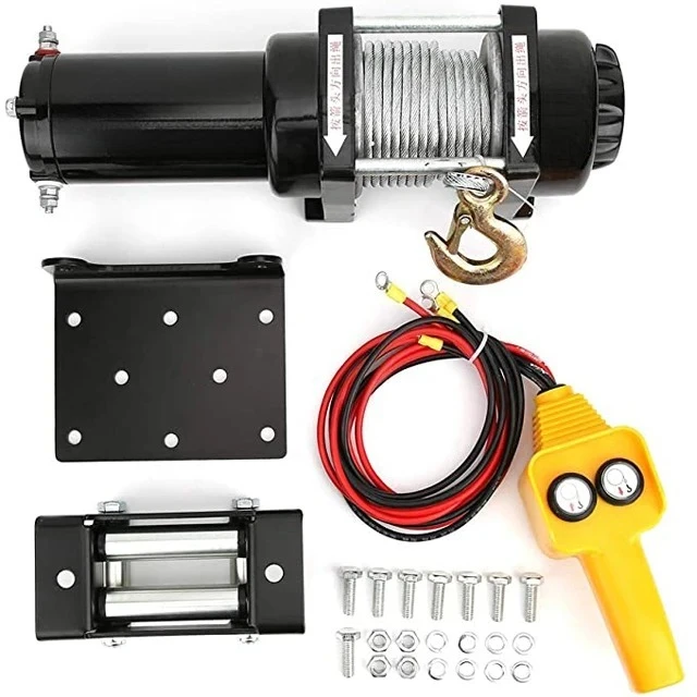 

Новая электрическая лебедка-кабестан 24В для тяжелых условий эксплуатации, 10000 фунтов