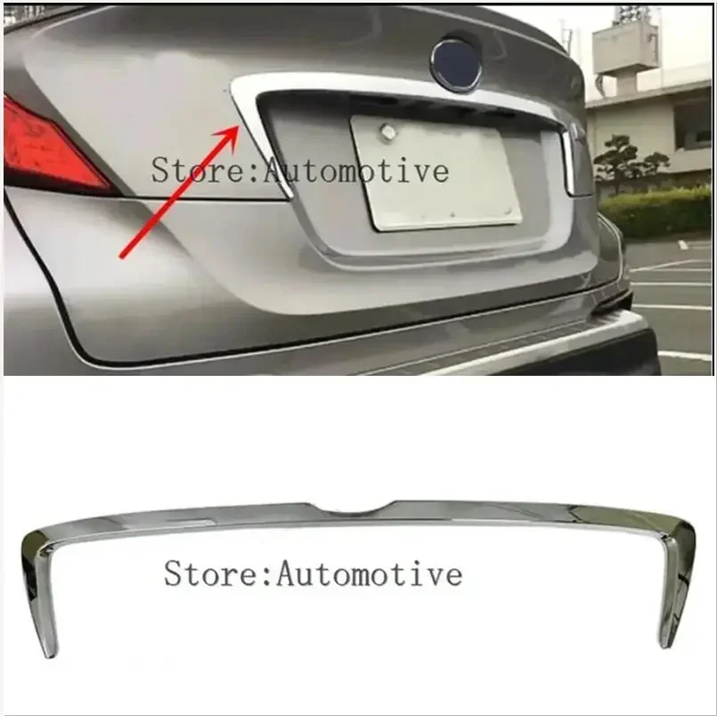 

2016 2017 2018 2019 2020ABS Exterior Rear Door Central Mouldings Auto Car Rear Trunk Lid Moulding Trim For Toyota C-HR CHR