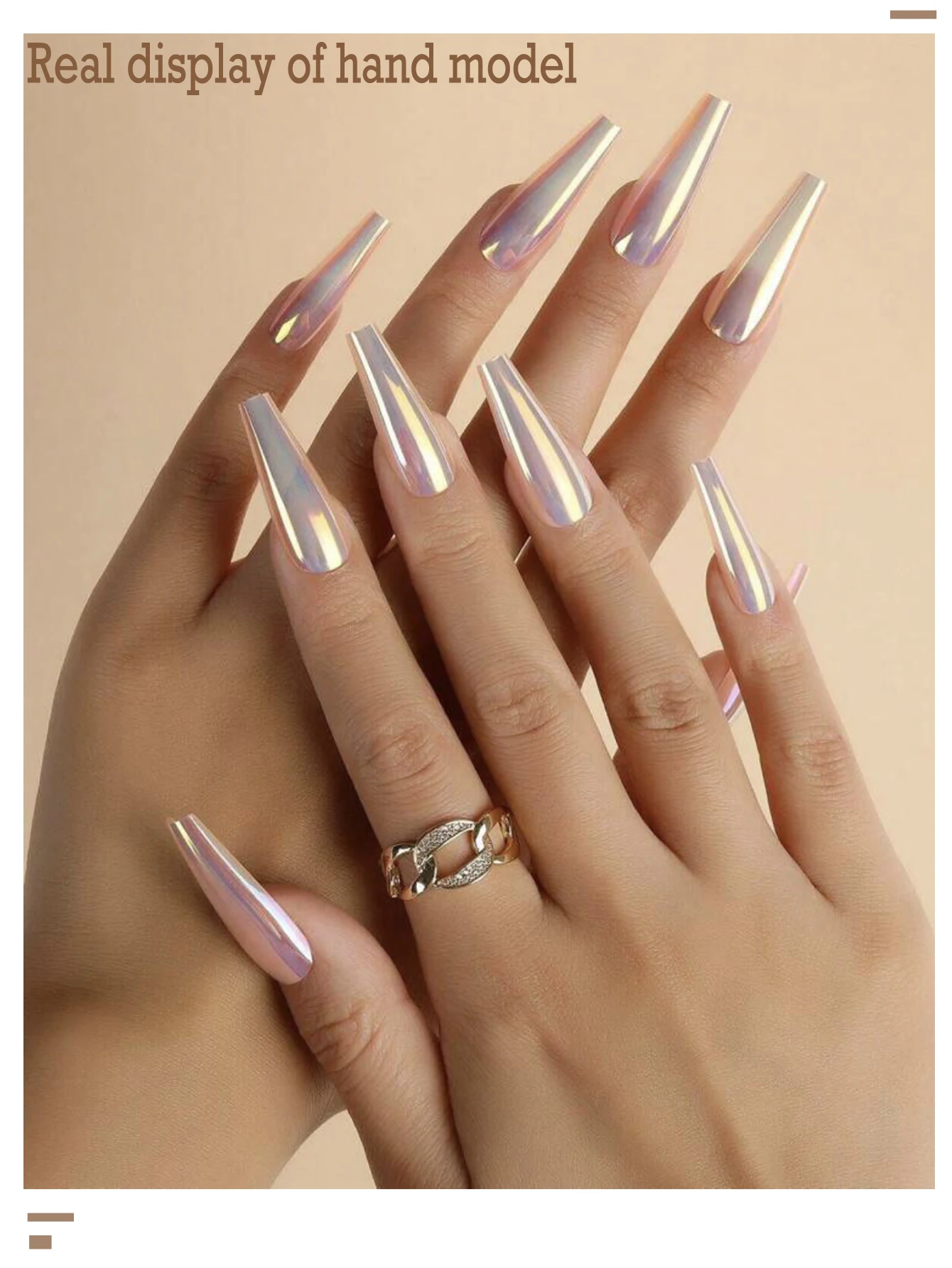 6 stuks Auroras nagelpoeder metallic spiegeleffect holografisch kameleonpigment voor nail art gel polish zeemeermin dompelen