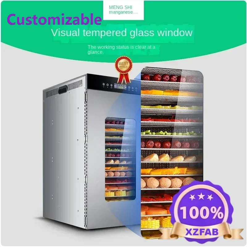 Factory Direct 2026 Fruit Dryer Food Dryer Commercial Food Dehydrator Air Dryer Pet Treats Medicinal Dried Meat Vegetable Dry Ro