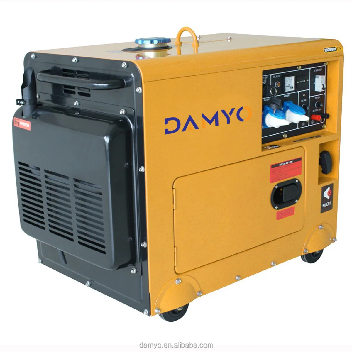 canopy with circular arc angle heavy duty 2kw 3kw 4kw 5kw silent air cooled dies el generator set