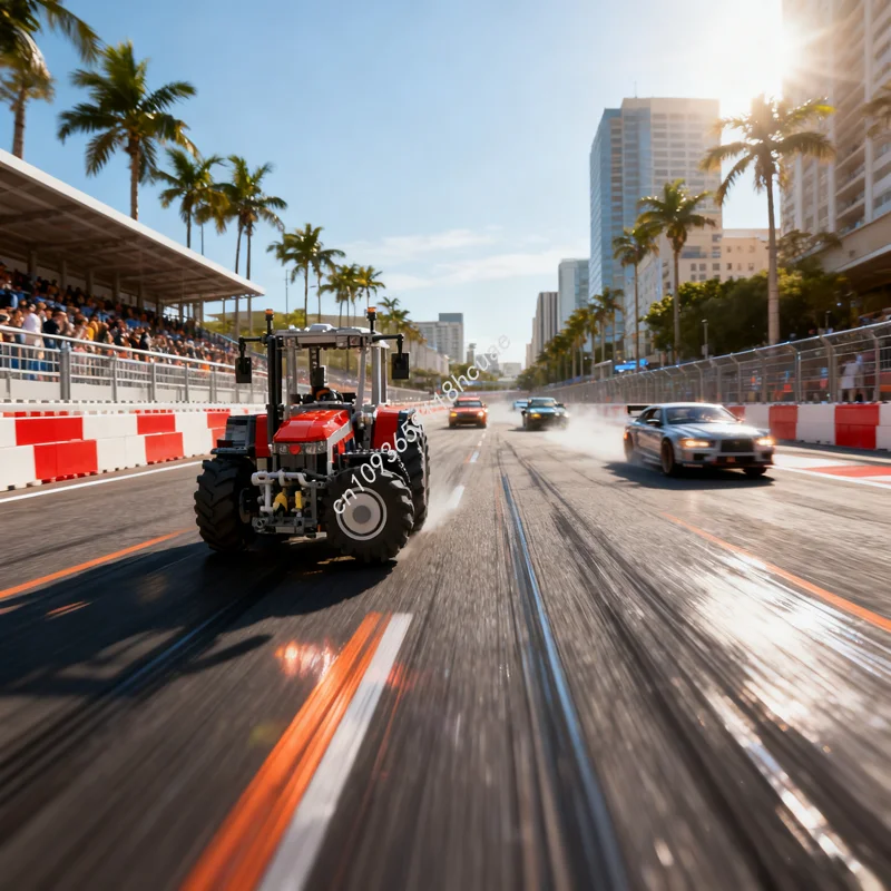 

1320 шт. MOC Massey Ferguson Xtra Техническая модель Строительные блоки Архитектура Креативная игрушка Идея Рождественский подарок Дети День рождения