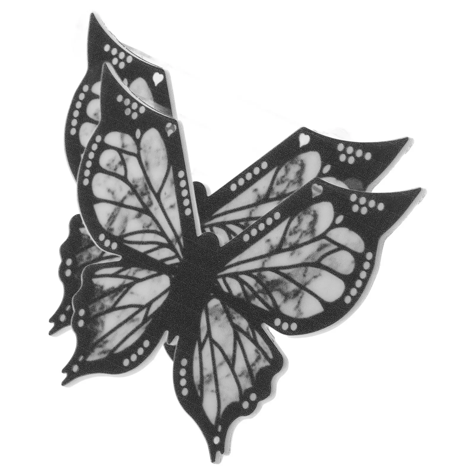 

2 шт. силиконовые трафареты для подводки глаз в форме бабочки, гибкий многоразовый инструмент для точного симметричного нанесения линий на веках