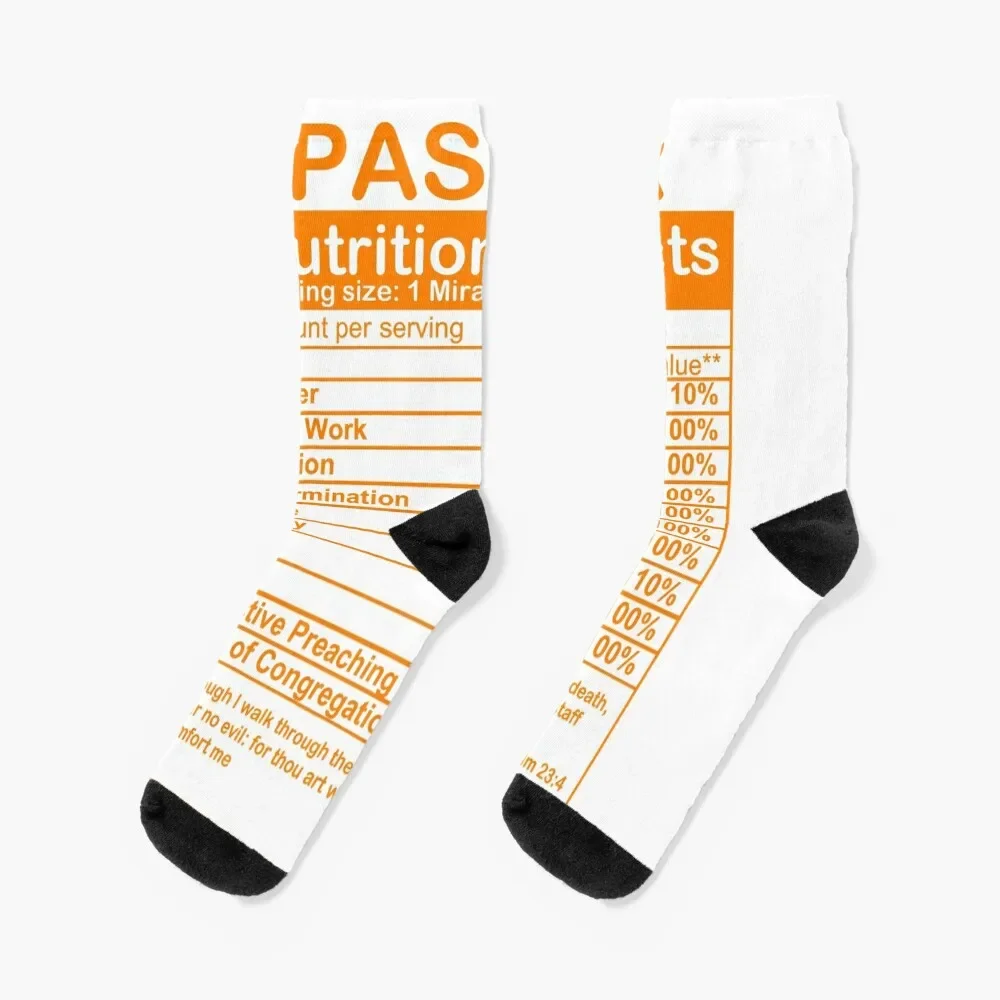 

Funny Pastor Appreciation Gift For Men Women Cool Preacher Socks sports and leisure funny gift winter Designer Man Socks Women's