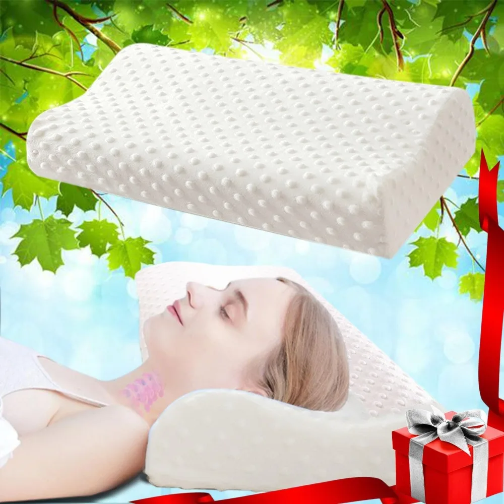 

Long Pillow Memory Foam Bedding Pillow Neck Protection Slow Rebound Shaped Maternity Pillows For Sleeping Orthopedic Pillows