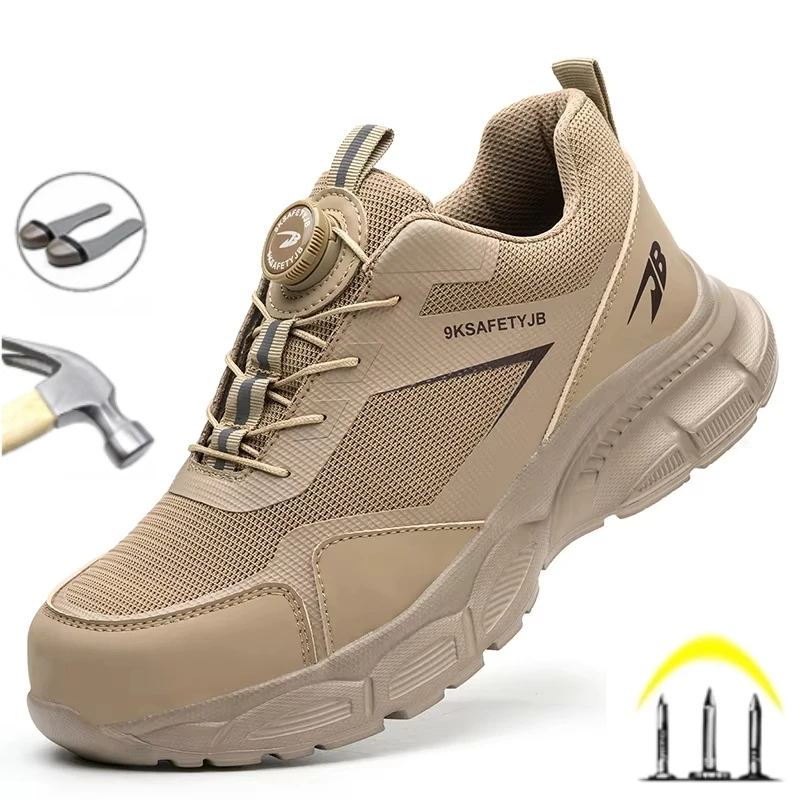 New 2025 Insulation Shoes Construction Work Boots Anti-smash Anti-puncture Safety Shoes Men Steel Toe Boots Indestructible Shoes