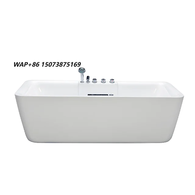 Massage Bathtub with Jacuzzy Heater Air Bubble Pump