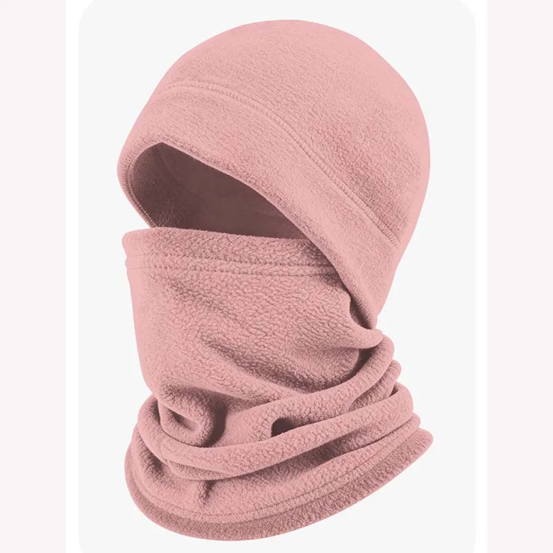 

Fashion New Winter Warm Scarf Adjustable Drawstring Windproof Riding Cap Combination Ear Protection Outdoor Riding Windproof Cap