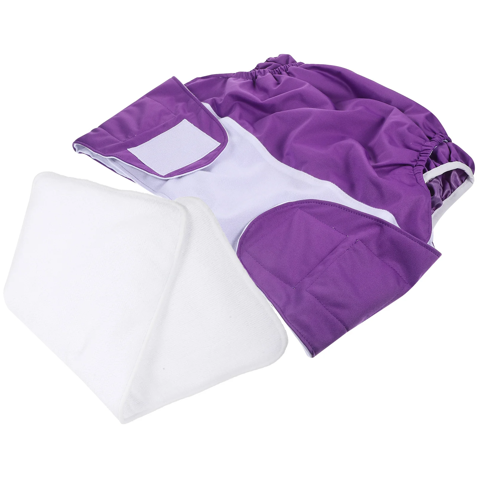 

1Set Reusable Adult Diaper Leakproof Urinal Pant Sticky Adjustable Size Breathable Elderly Incontinence Washable Diaper for Home