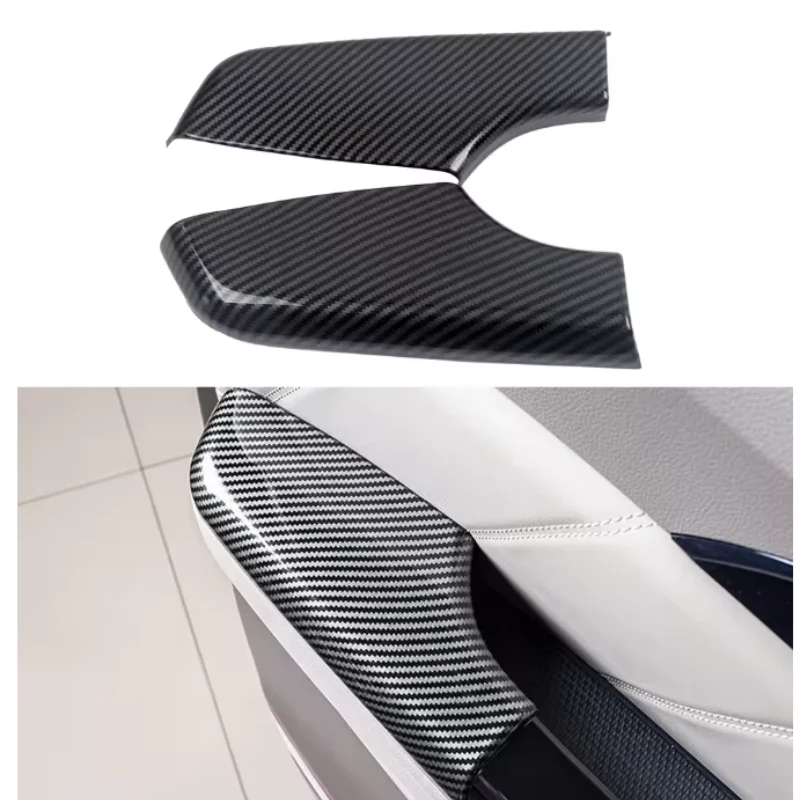New！LHD! RHD! For Kia Carnival KA4 2021 2022 2023 Car Accessories ABS Plastic Car Door Window Lift Switch Cover Trim 2pcs