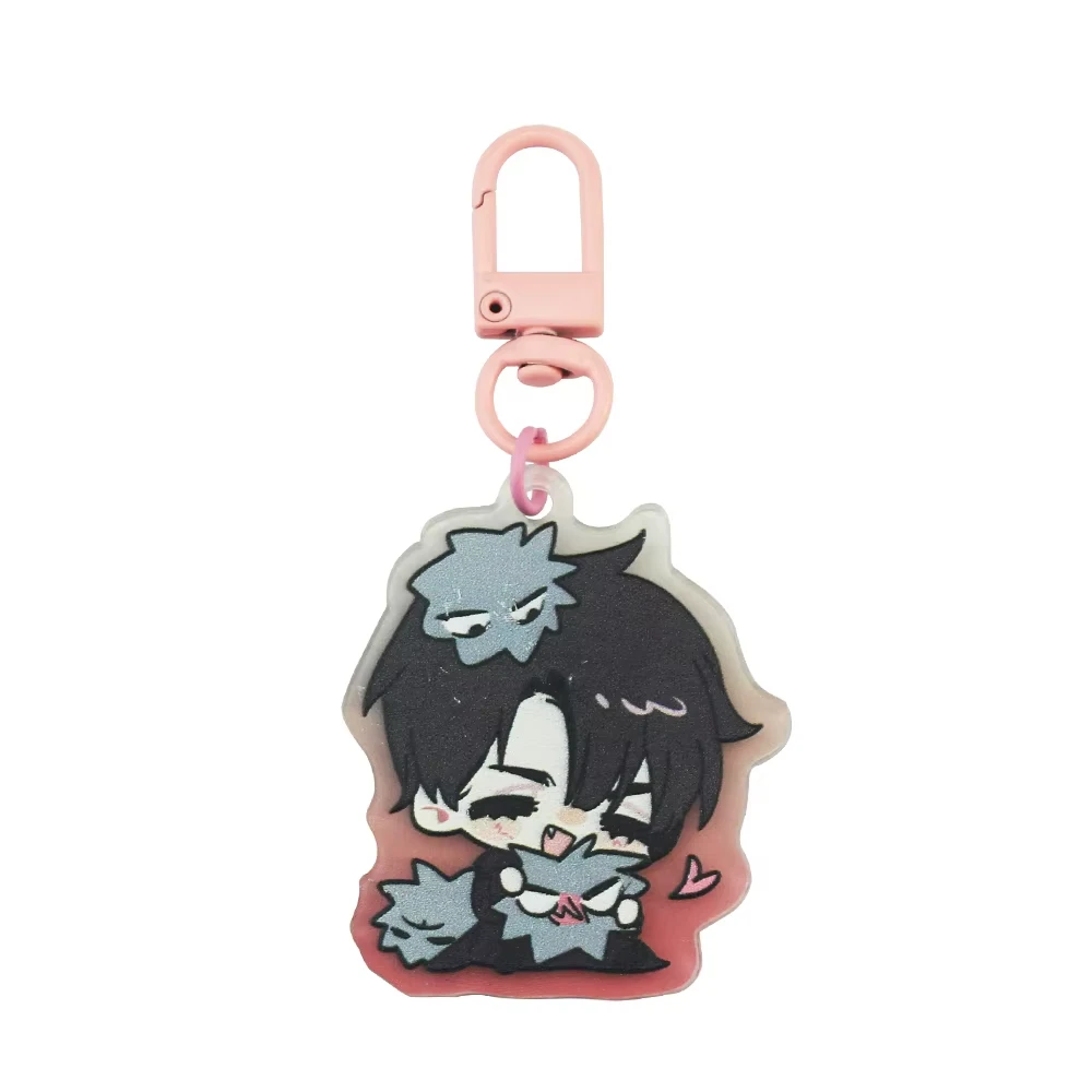 Alien Stage Chibi Keychains Ring For Ivan And Till Cartoon Bag Pendant Accessories Keyring Fans Friends Charm Gifts