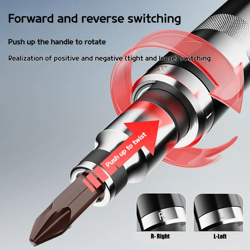 12/17PCS impact screwdriver with S2 material bit and storage box, suitable for rusty screws/broken screws. Hand tool set