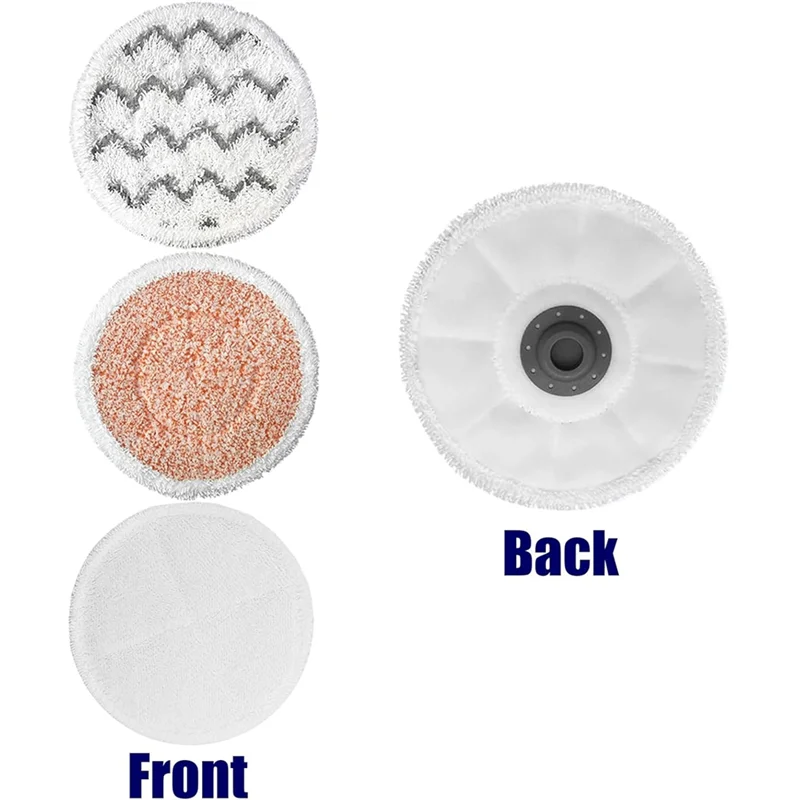 N98R 8Pcs สําหรับ Bissell 3897A เปลี่ยนหมุน Steam Mop Pads สําหรับ Bissell Spinwave Smartsteam ขัด 3897A,3712,3712W