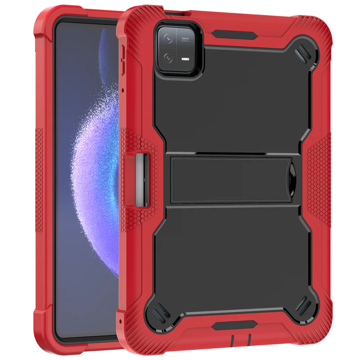 

Case for Xiaomi Pad 6 / Pad 6 Pro 11 Inch 2023 Slim Heavy Duty Shockproof Rugged Protective Tablet Cover with KickStand