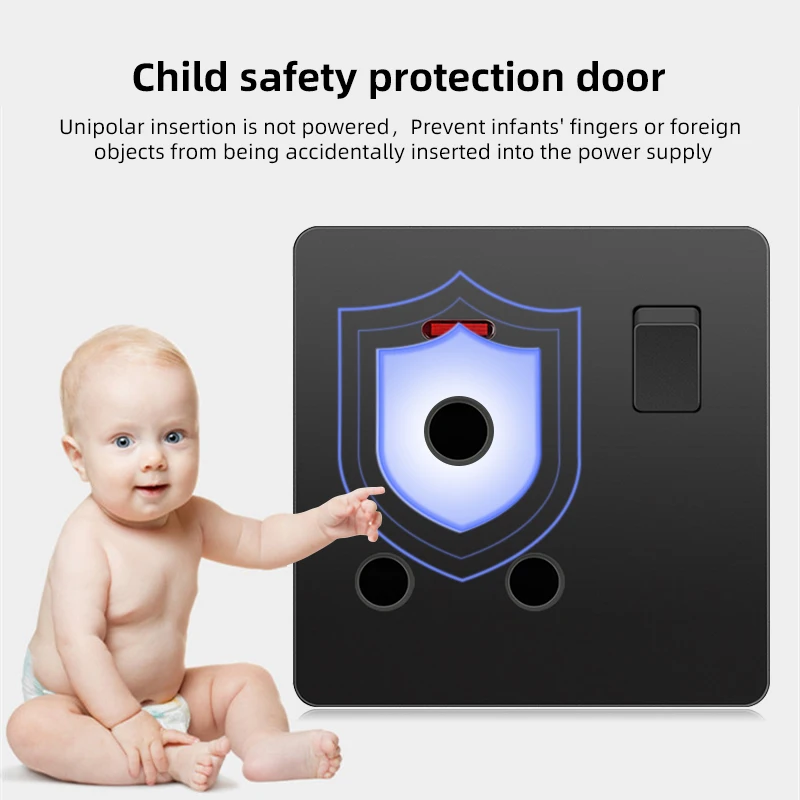 EU Standard Phone Charger 3.1A Type-C Wall Outlet USB Smart Quick Charge Interface Universal Dual Socket Switch Power Socket