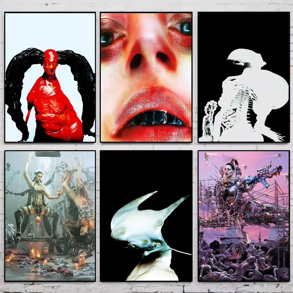 Arca Kick IIIII معرض ملصق المغني يطبع ذاتية اللصق ديكور المنزل الديكور صور مطبوعة للحوائط ملصق غرفة المعيشة