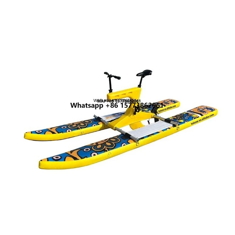 

Надувной водный велосипед: Новинка для водных видов спорта и игр, плавающий велосипед