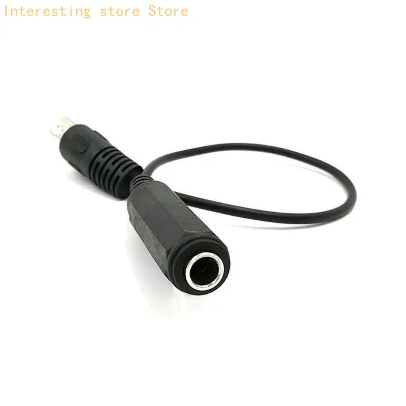 6.35 to Din 5Pin Cord Shielded RFI Interferences 6.35mm TRS to DIN 5Pin Connectors Wire Line for Sound System 55KC