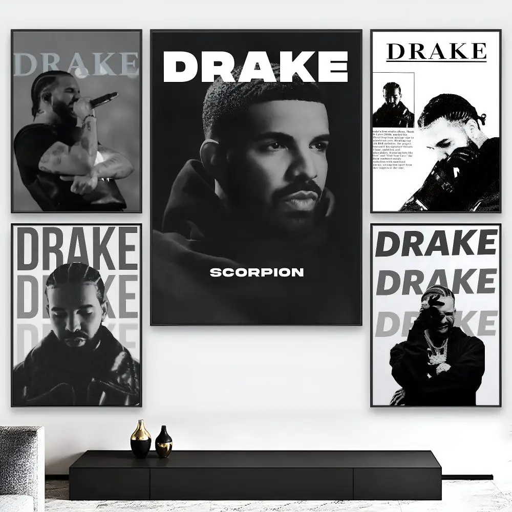 D-Drake Poster HD Wall Art Prints for Bedroom Living Room Office Bar Home Decor Modern Artwork