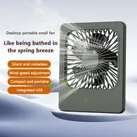 Nouveau ventilateur de bureau portable 2026, mini ventilateur USB à brancher, haute vitesse, ultra silencieux, pour étudiants, dortoir, été, maison, bureau 1