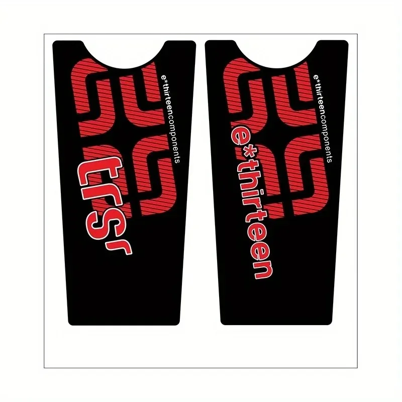 2 упаковки, наклейка на кривошипный рычаг Se.thteen TRS E13, экологически чистая оболочка с одной цепью, водонепроницаемая декоративная наклейка для велосипеда