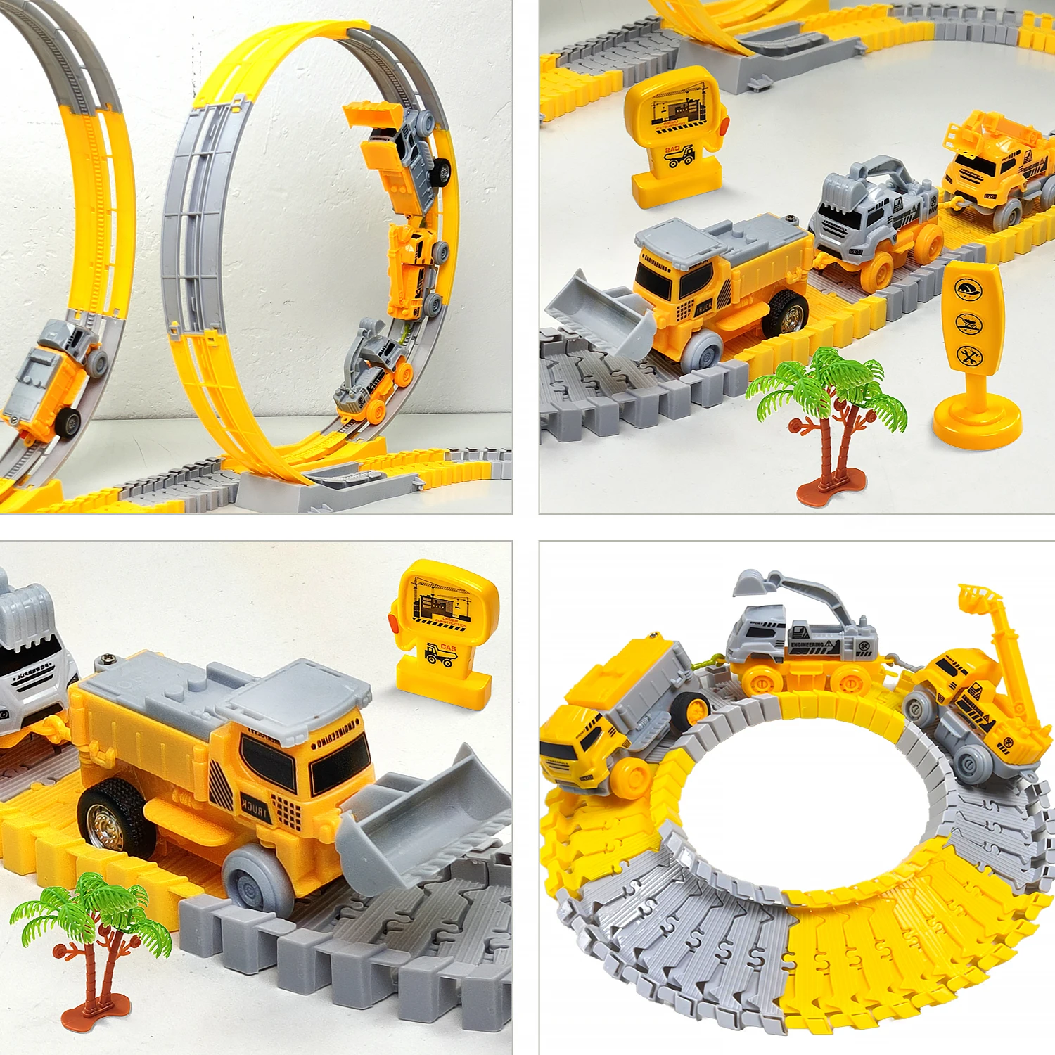 Kolejka inżynieryjna, zabawka pociągowa, zabawka edukacyjna dla dzieci unisex, wysokiej jakości zabawka na prezent urodzinowy dla dzieci