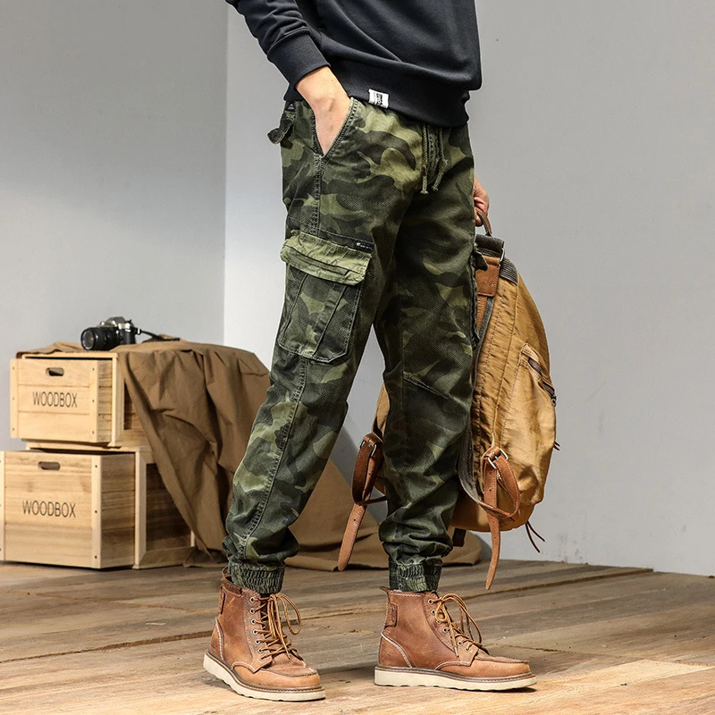 Men's Minimalist Fashion Work Pants Long Casual Outdoor Sports Trendy Autumn Versatile Men's Clothing