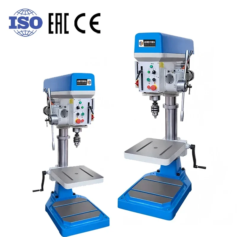 Multi-functional Small Pillar Drill Press with Gearbox Pump Metal Drilling Bearing Drilling Machine Tool Part