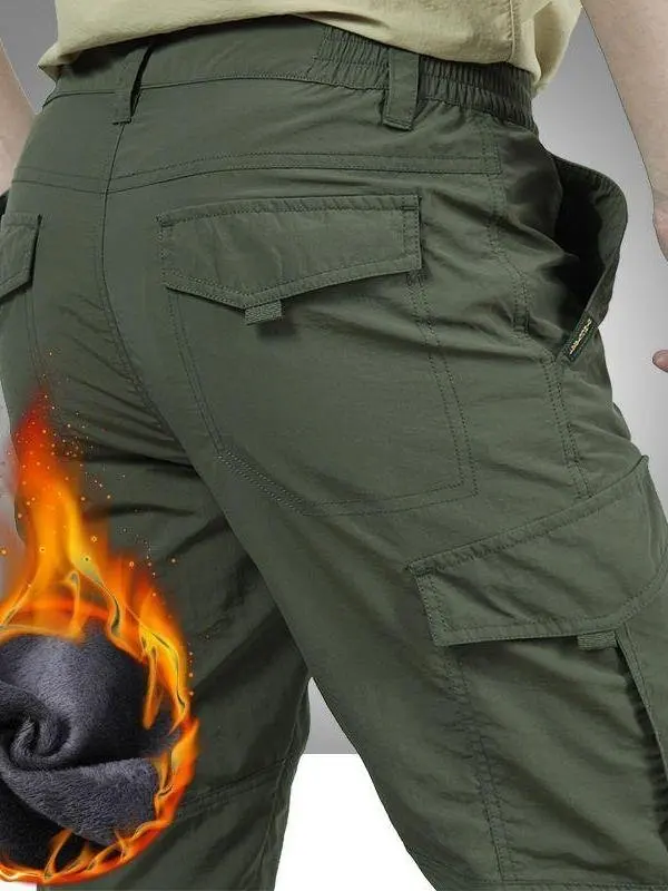 

Мужские зимние утепленные брюки прямого кроя с начесом, повседневные, для активного отдыха, ветрозащитные, водонепроницаемые, рабочие, свободного кроя, для походов