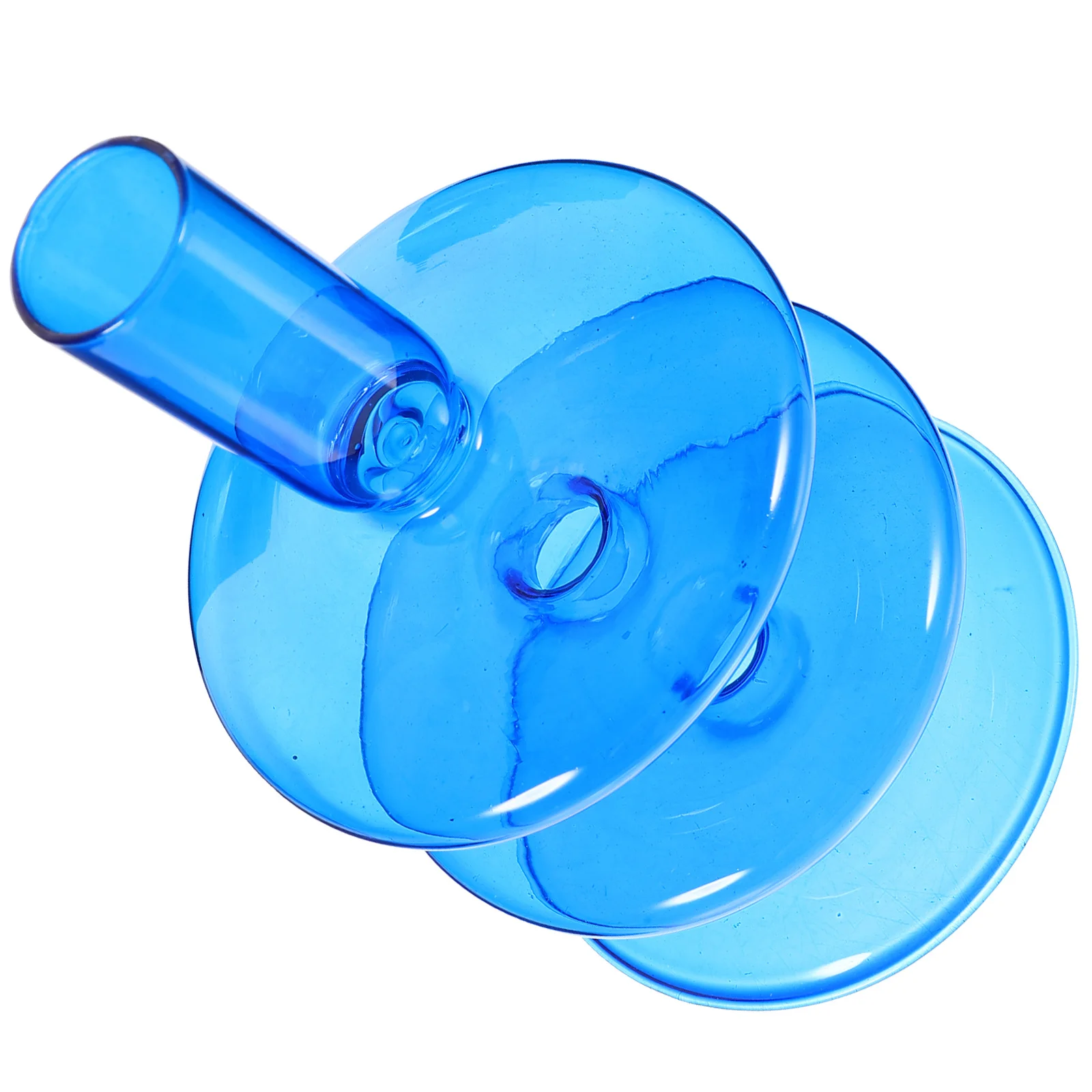 حامل زجاجي أنيق، قاعدة مسطحة ناعمة مقاومة للبقشيط، مثالي لحوامل ديكور المنزل لطاولة الطعام والحفلات