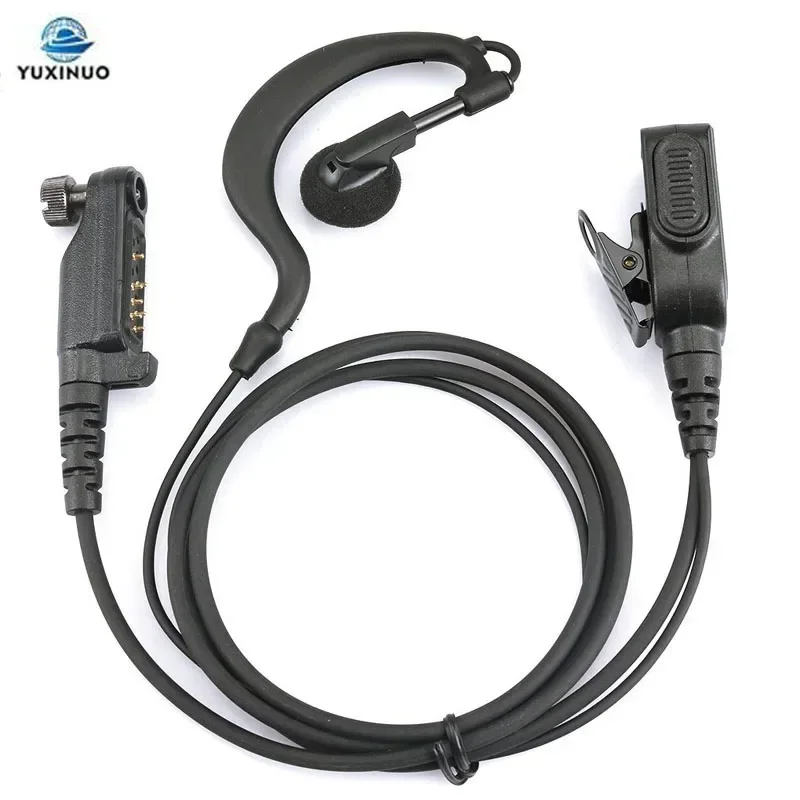 Hytera Walkie Talkie Earhook Mic Earpiece Headset for HYT PD600 PD602 PD605 PD662 PD665 PD680 PD682 PD685 X1P X1E Two Way Radio