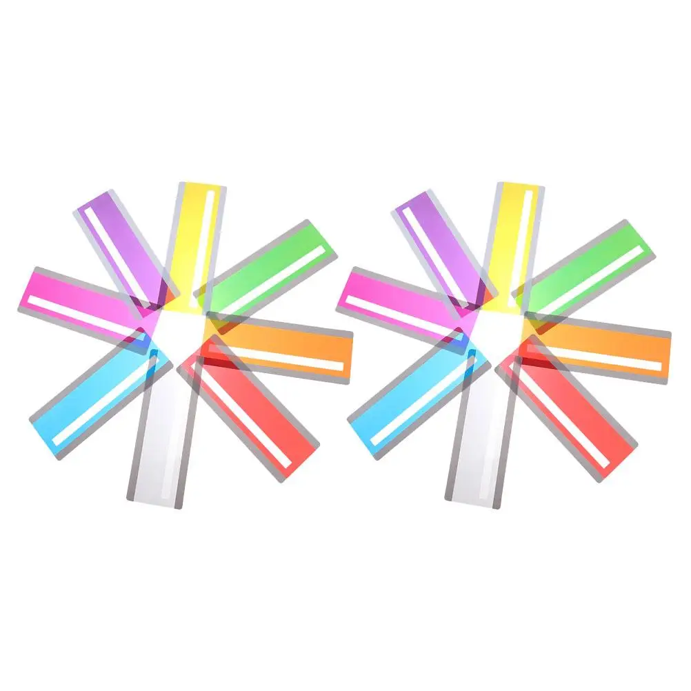 16Pcs Reading Guide Strips Colorful Bookmarks for Tracking Student Markers Highlight Sentence Overlay Tool Reading