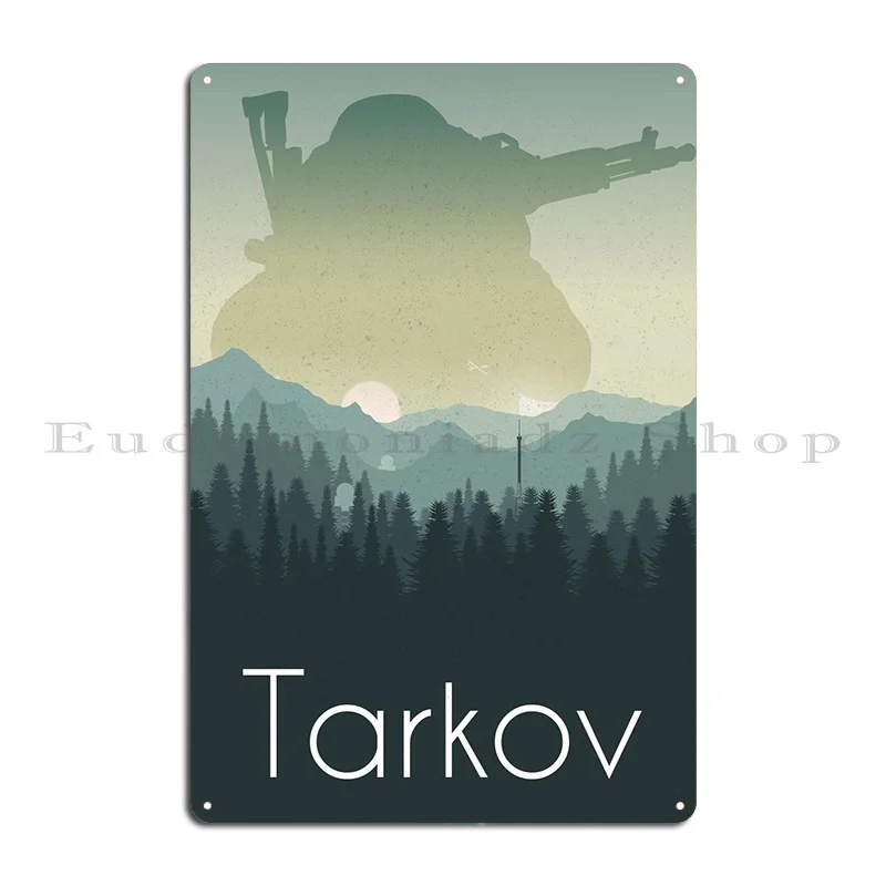 Tarkov Woods Metal Plaque Mural Print Bar Printing Designing Tin Sign Poster