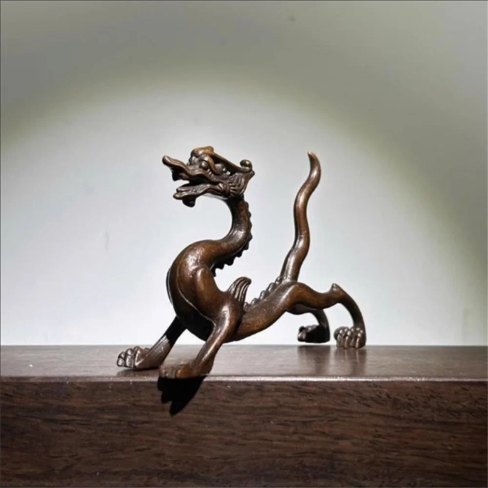 Twelve zodiac dragon ornaments, alloy bronze ware, home, study, office