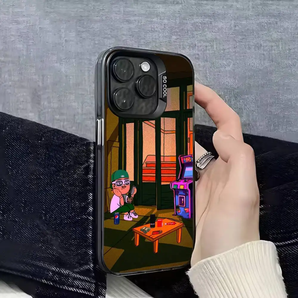 حافظة هاتف F-Feid FERXXO VOL Sagrado لهاتف iPhone 17,16,15,14,13,12,11,Pro,Max,Plus,E,SE4,Air,Mini Black IMD