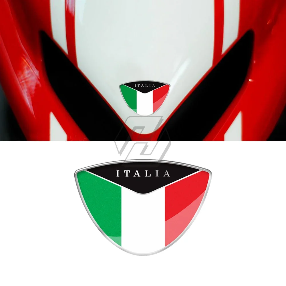 3D Motorcycle Tank Decal Italy Flag Sticker for Ducati Monster Aprilia Vespa Sprint GTS GTV LX etc