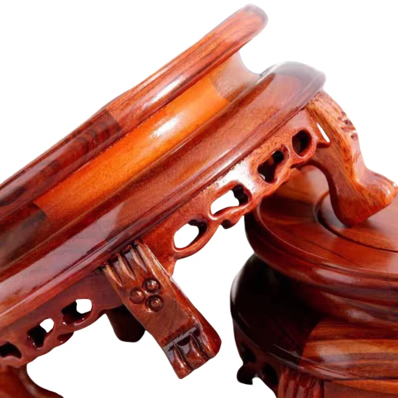 Mesa de clasificación de madera en miniatura de lujo, juegos de té y café, estatuillas de Pedestal, florero, maceta, soporte de exhibición, estantes para plantas bonsái