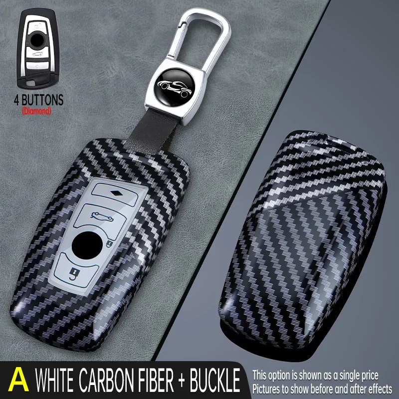 

ABS Car Key Cover Case Shell For BMW F30 F20 F10 F18 F22 F01 X3 X4 F06 F02 M3 M5 Car Keychain Auto Styling Accessories