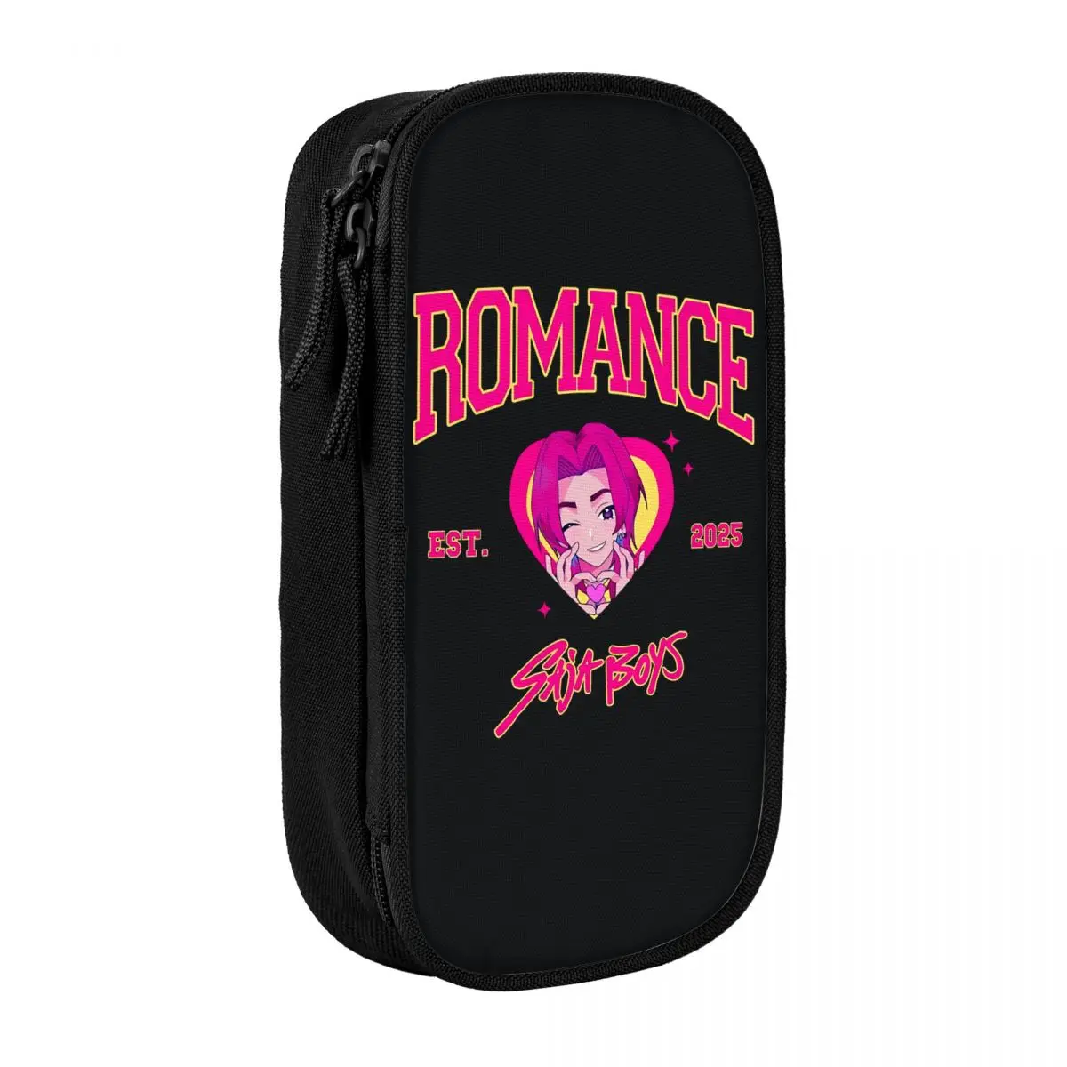 Kawaii مقلمة رومانس ساجا بنين Kpop شيطان الصيادين صندوق القلم العودة إلى المدرسة مقلمة صبي فتاة سستة منظم قرطاسية #6