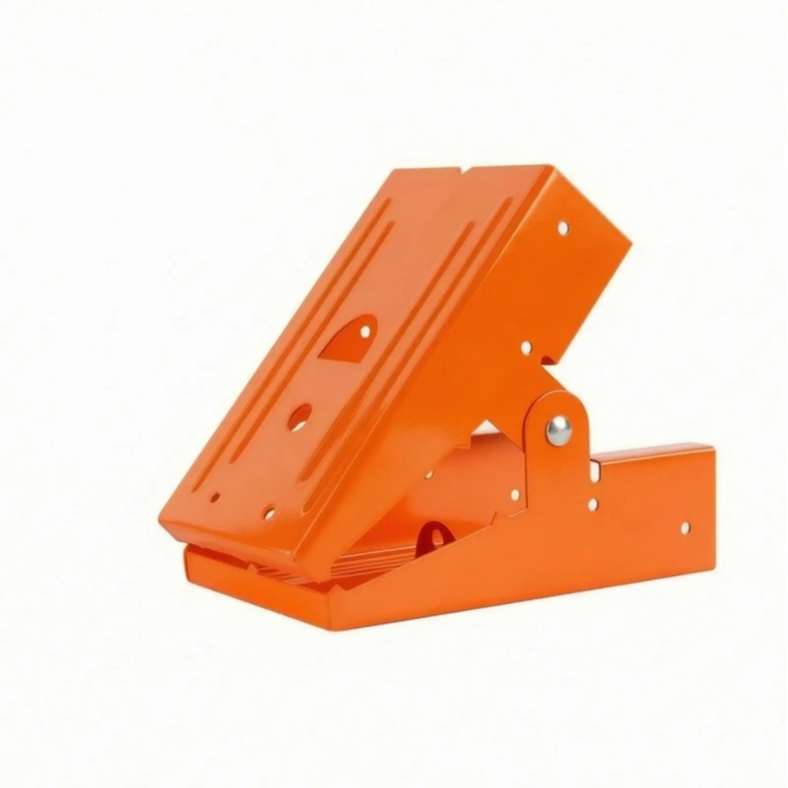 2 Pieces Lumber Working Sawhorse Clamp Bracket Pre-Drilled Sawhorse Clamp Bracket with Toothed Clamping Areas Quick Setup for