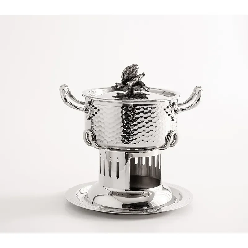 Portable 304 Stainless Steel Mini Hot Pot for One Person Compact Electric Cooker Small Soup Boiler Ideal for Dormitory Home