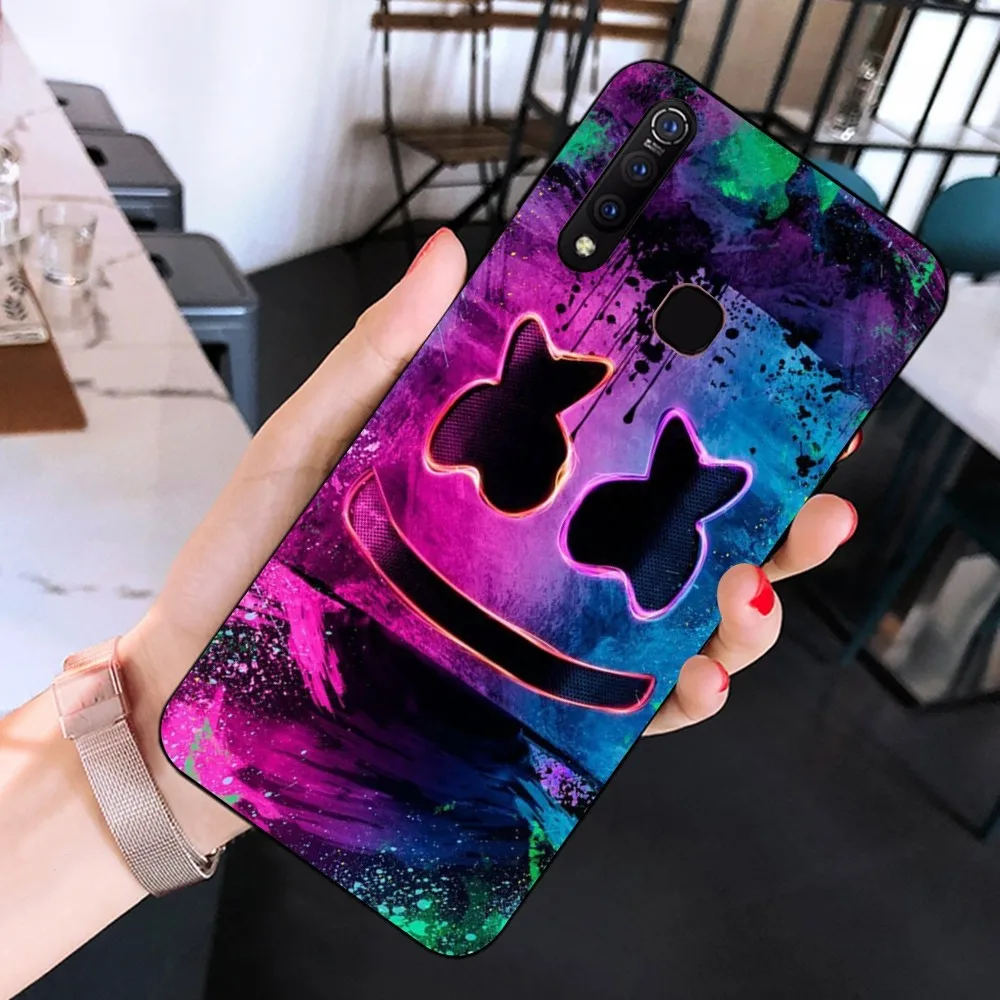 DJ marshmallow Phone Case For Huawei Y9 6 7 5 Prime Enjoy 7s 7 8 plus 7a 9e 9plus 8E Lite Psmart Shell