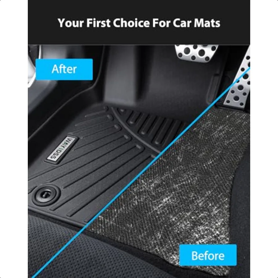 بطانات أرضية لعام 2025 إصدار الوقود تشيفي إكوينوكس غير EV مع بطانات البضائع مسند الظهر MatTPE سجادات أرضية السيارة لحماية جميع الأحوال الجوية
