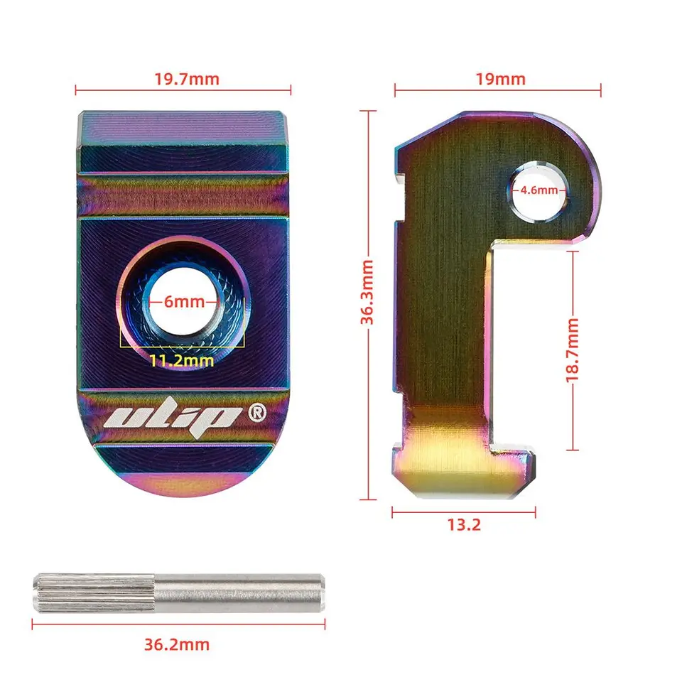 Hebilla De Bloqueo Plegable Universal Para Scooter – Aluminio De Aviación, Antideslizante Y Resistente A La Deformación