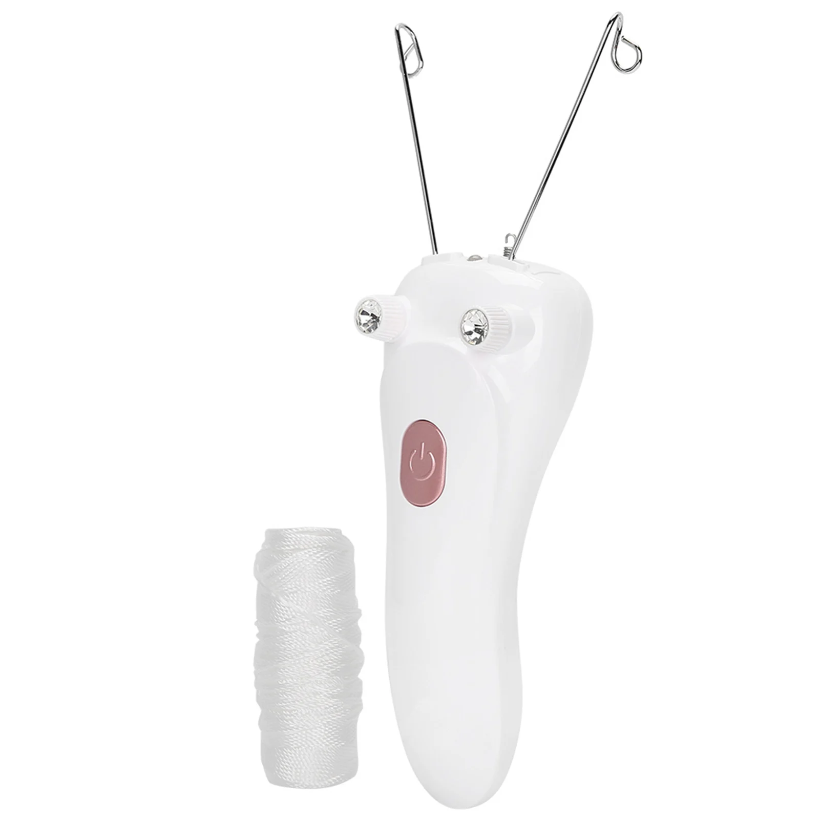 Electric Threading Epilator Physical Depilation Cotton Hair Remover for Hairs on The Upper Lip Chin Cheeks Sideburns for Face