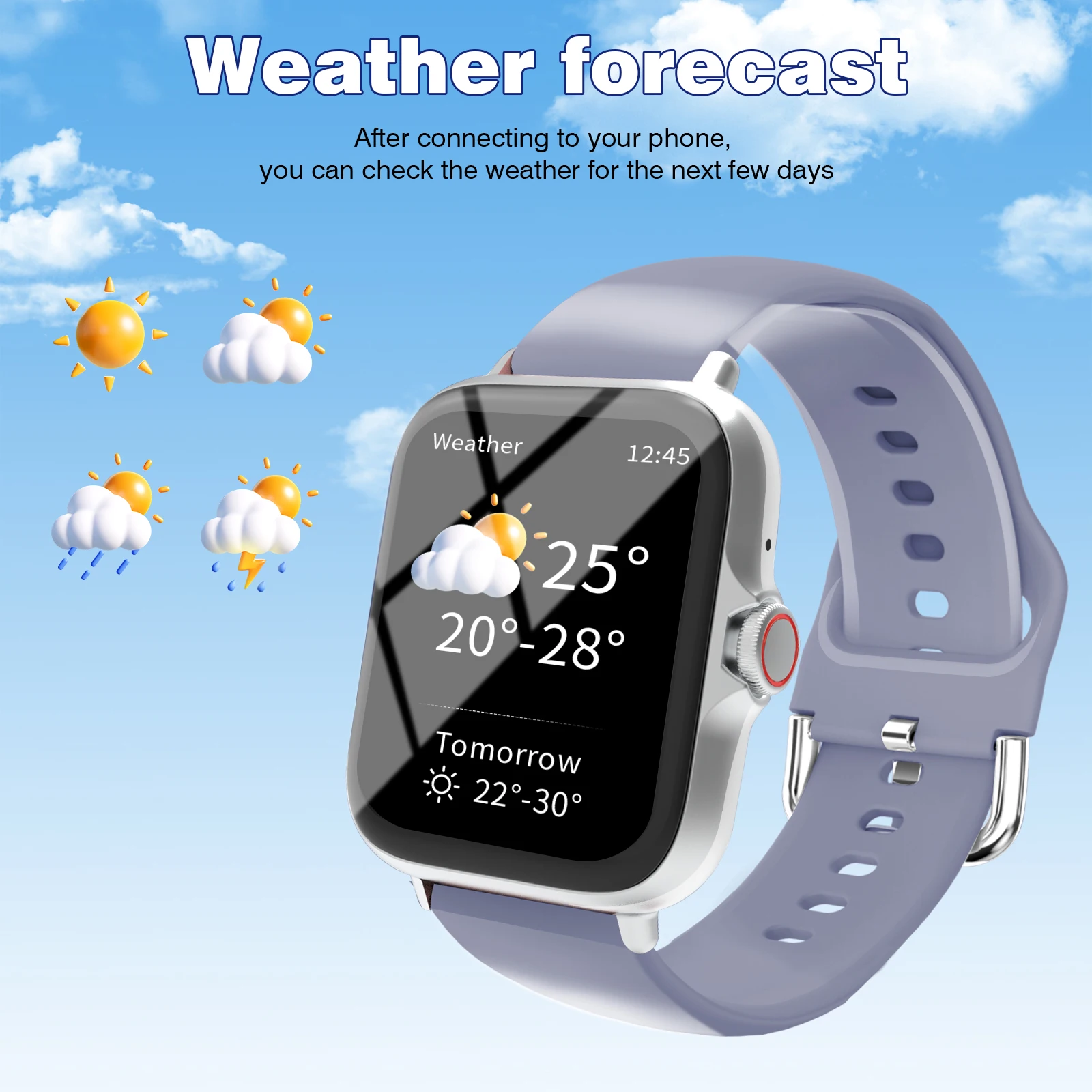 Детские умные часы с HD-беспроводным звонком, музыкальным сидячим напоминанием, фотоальбом с обоями на заказ - идеальный праздничный подарок