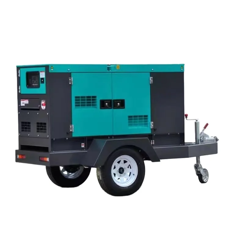 

New Arrival 20KW Trailer Type Di esel Generator 20KVA Silent Type Mobile Electric Generator Unit