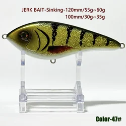 Toptackle Chuangfenglure 55g 12cm/33g 10cm Jerkbait Rattlin Vib Fishing Lure Sinking Wobblers Pike Artificial Lures For Fishing