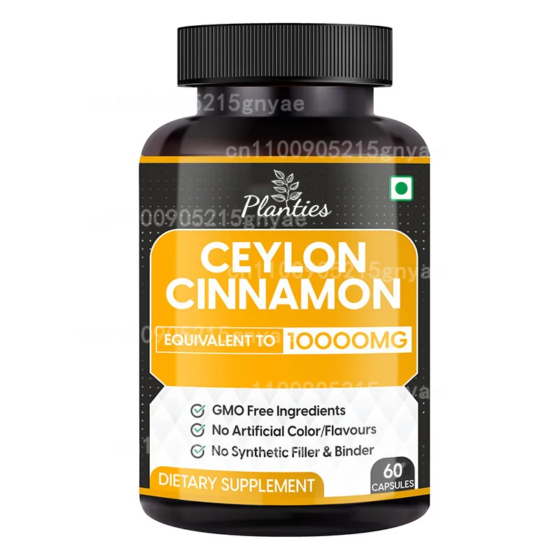 

Ceylon Cinnamon 8000mg - A Natural Antioxidant That Provides Heart Support Made with Organic Ceylon Cinnamon - 120 Capsules